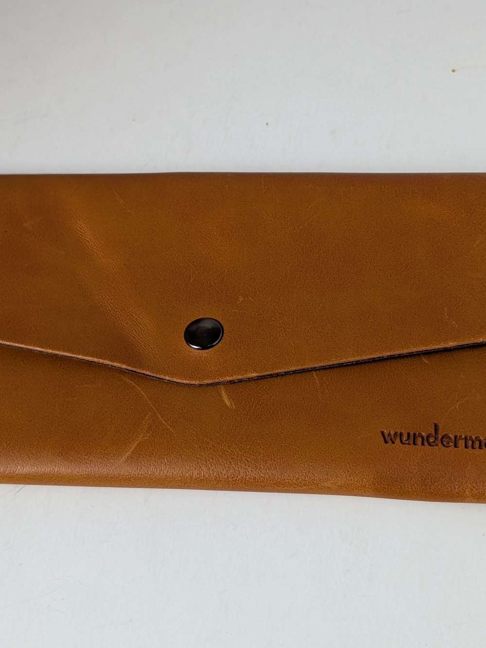 Wundermax Vegan Leather Think Happy Be Happy Brown Wallet Bohemian